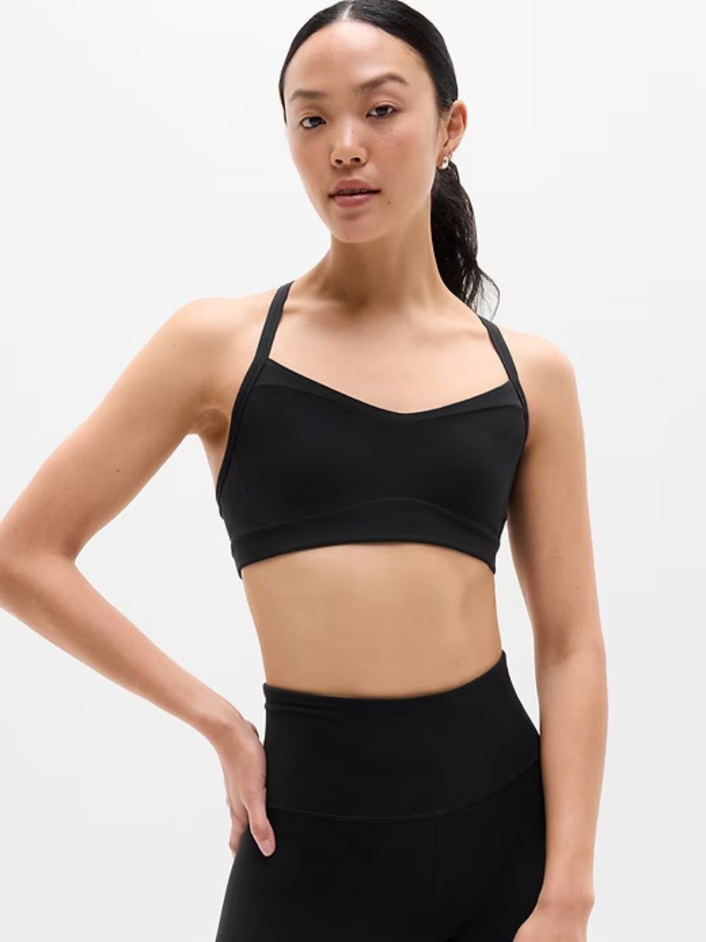 Athleta Black Vital Sports Bra